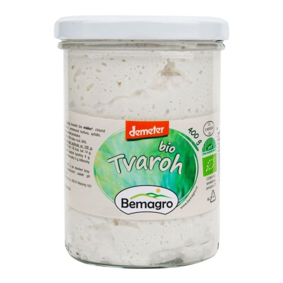 BIO tvaroh polotučný 400 g BEMAGRO